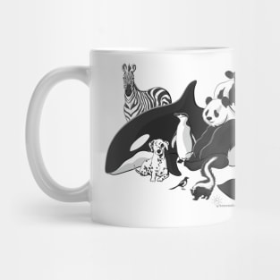 Black and White Gang Mug